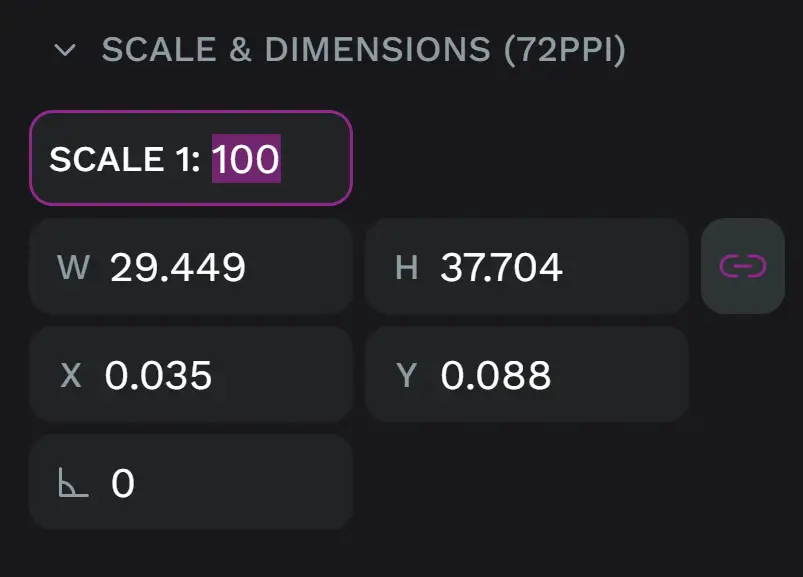 Ruler adjust the Scale
